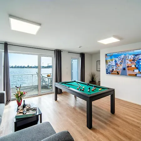 Schleivilla Hafenmeister By Seeblick Ferien Oro, Wasserbett, Billardtisch,kamin,sauna Willa *